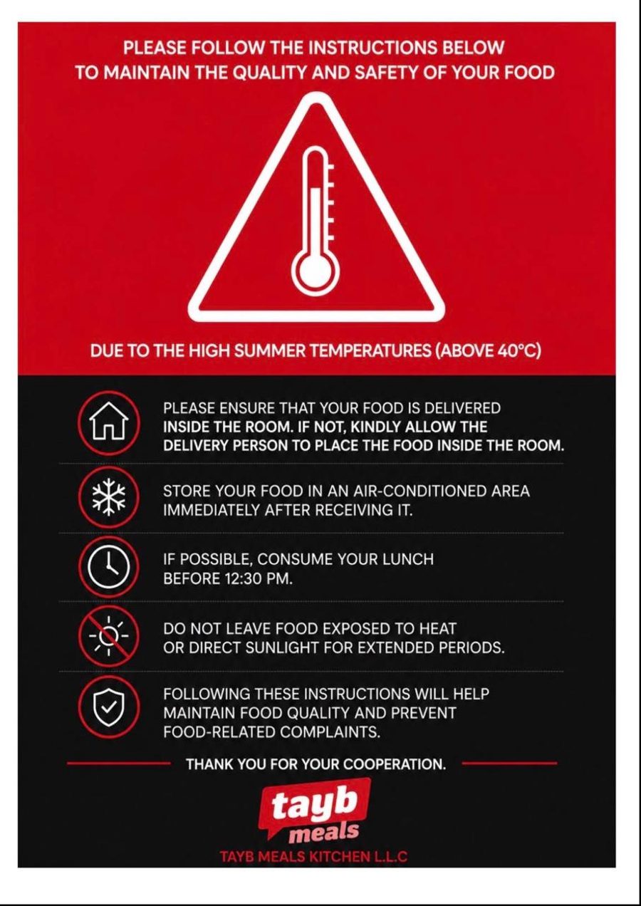 Summer food care